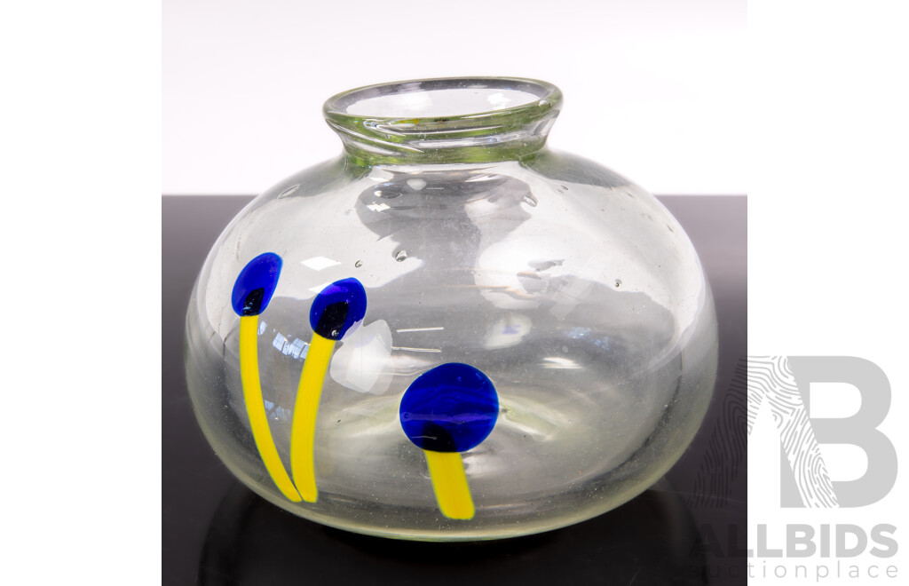 Retro Australian Studio Glass Vase by Alan Aston