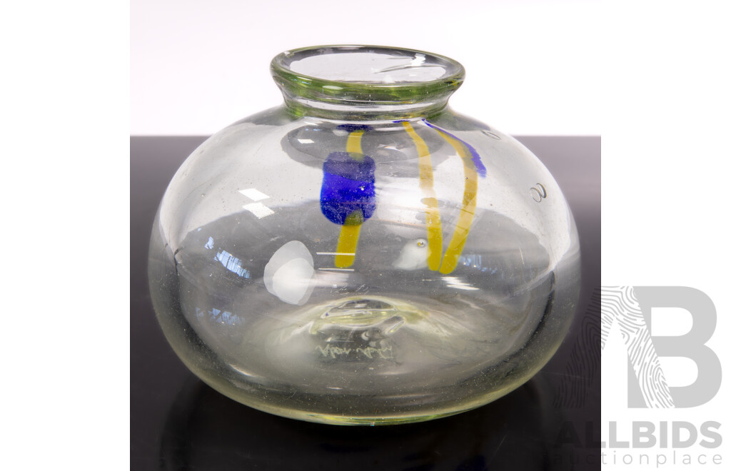 Retro Australian Studio Glass Vase by Alan Aston