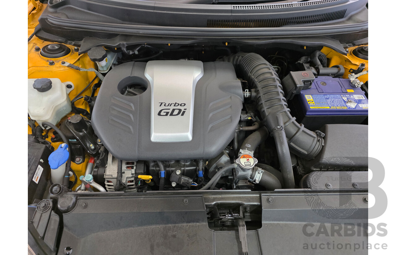 8/2015 Hyundai Veloster SR Turbo FS4 SERIES 2 3d Coupe Yellow Turbo 1.6L