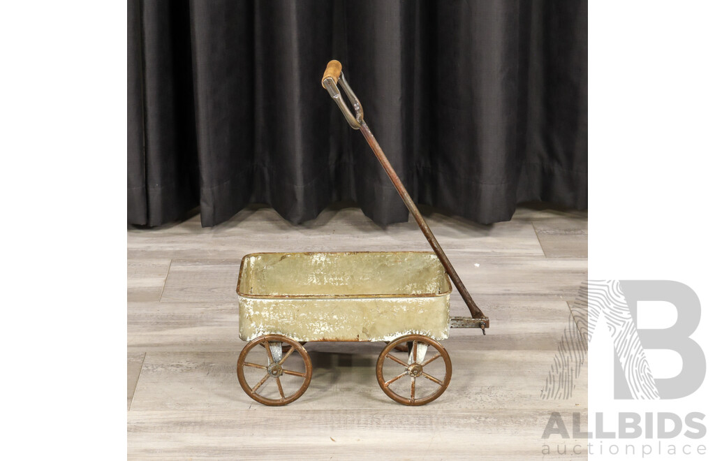Bespoke Childs Metal Pull Cart