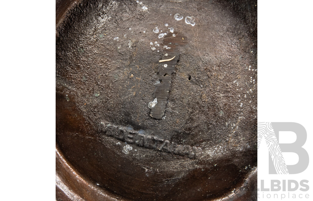 Metal Faux Regency Lined Ice Bucket