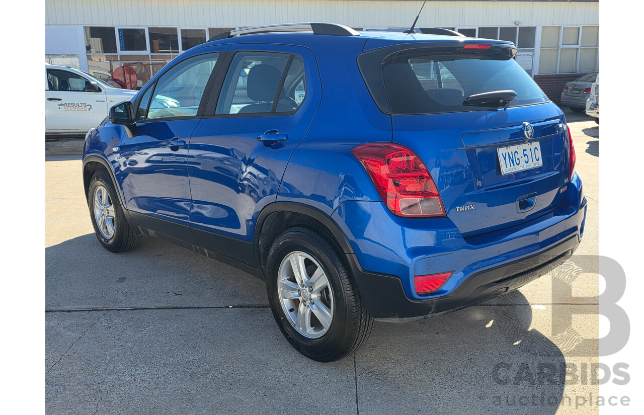 08/2017 Holden Trax Turbo LS TJ MY17 4D Wagon Boracay Blue 1.4L