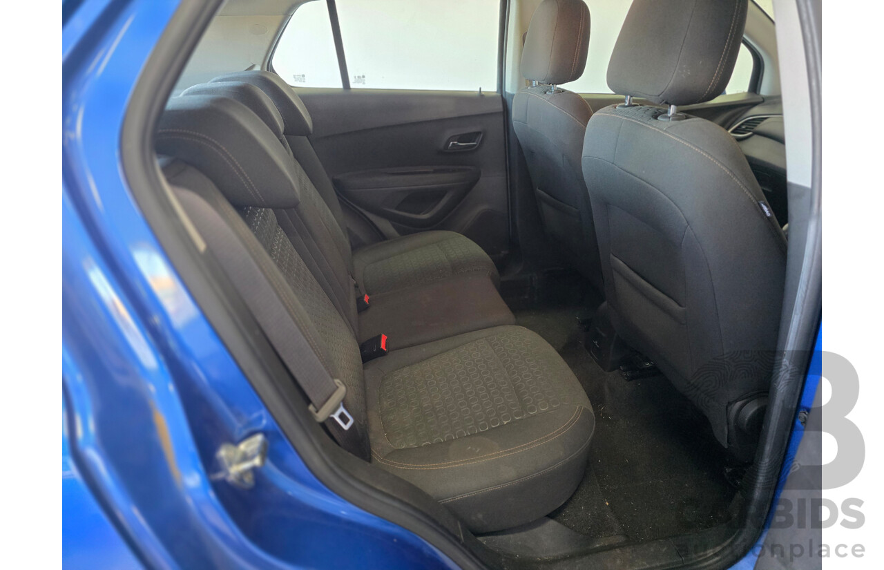 08/2017 Holden Trax Turbo LS TJ MY17 4D Wagon Boracay Blue 1.4L