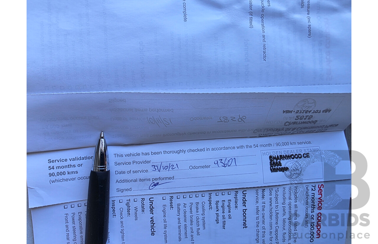 08/2017 Holden Trax Turbo LS TJ MY17 4D Wagon Boracay Blue 1.4L