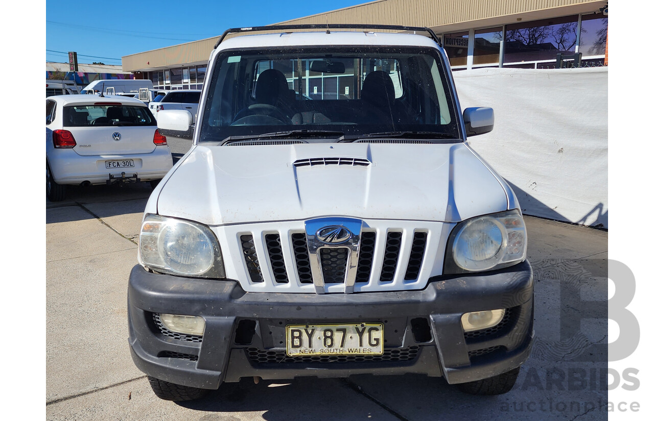 4/2015 Mahindra Pik-Up (4x4) S5 11 UPGRADE Double Cab Utility White 2.2L
