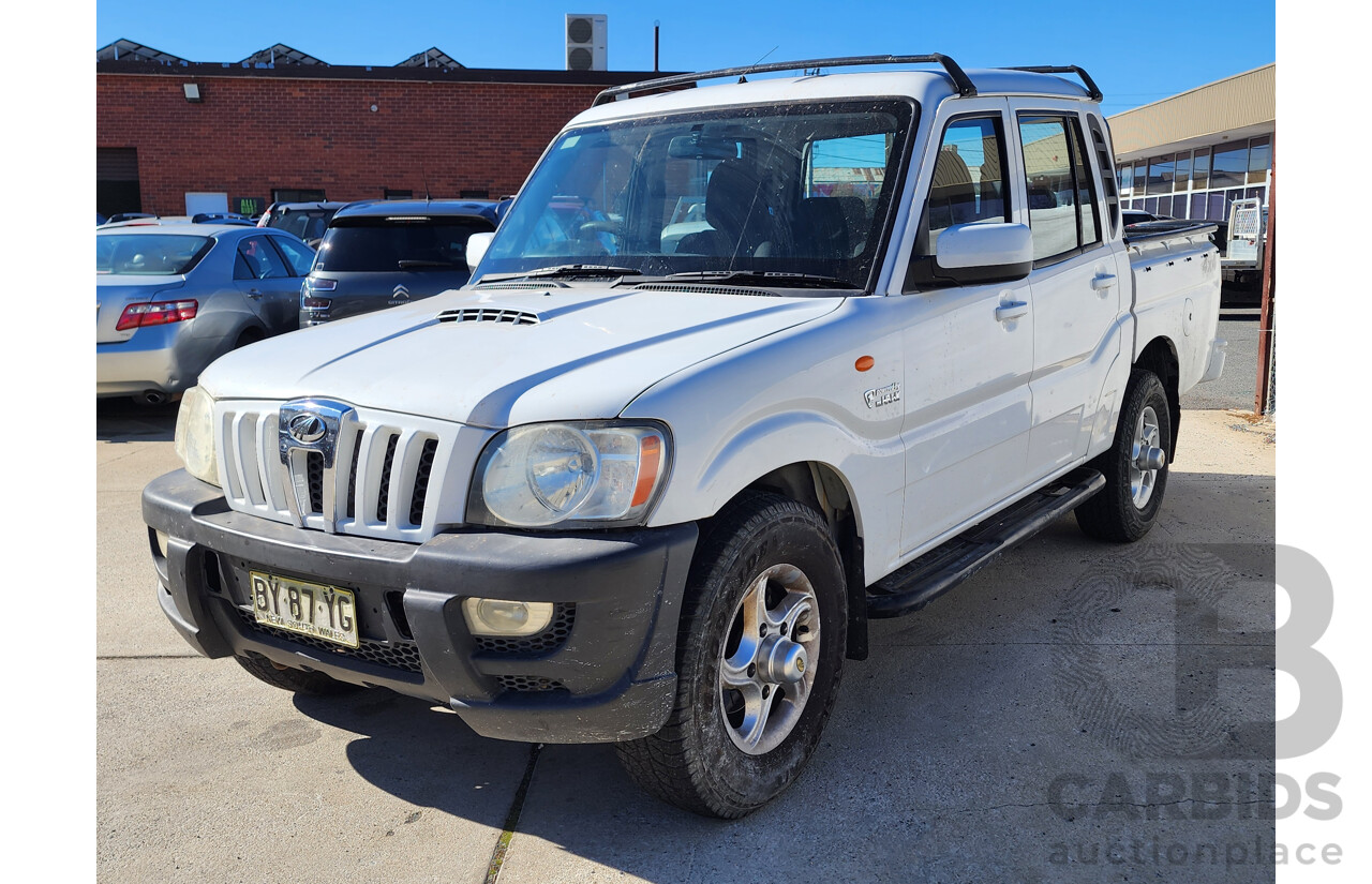 4/2015 Mahindra Pik-Up (4x4) S5 11 UPGRADE Double Cab Utility White 2.2L