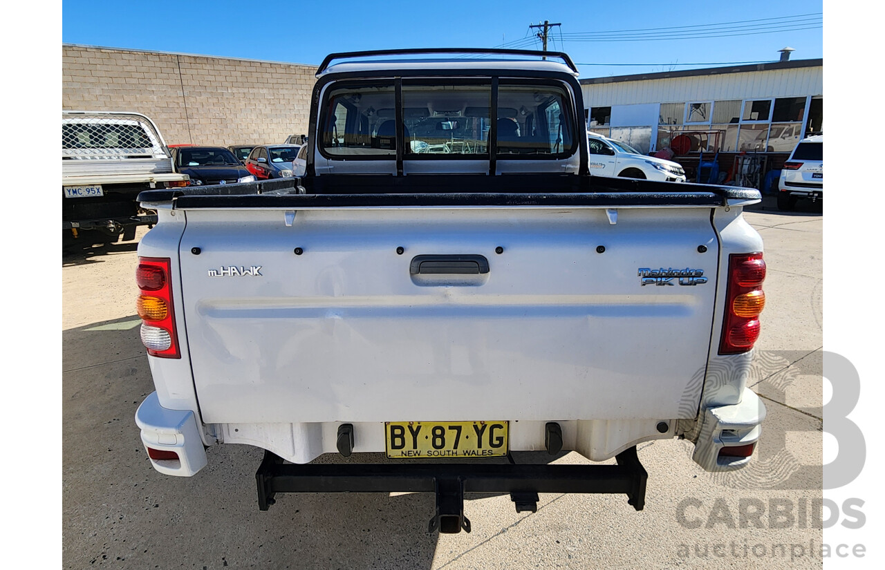 4/2015 Mahindra Pik-Up (4x4) S5 11 UPGRADE Double Cab Utility White 2.2L