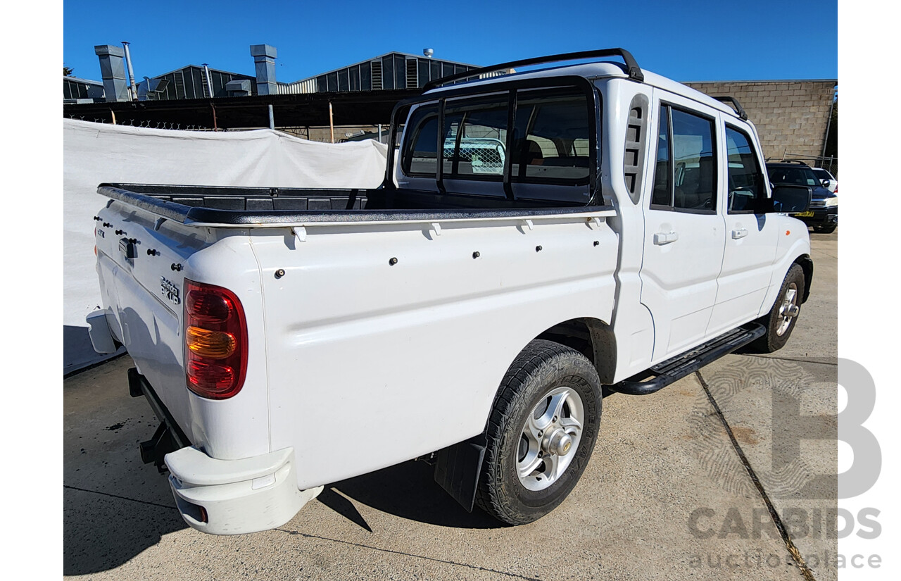 4/2015 Mahindra Pik-Up (4x4) S5 11 UPGRADE Double Cab Utility White 2.2L