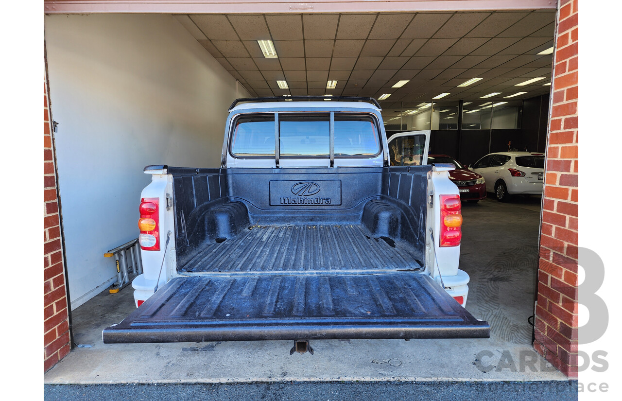 4/2015 Mahindra Pik-Up (4x4) S5 11 UPGRADE Double Cab Utility White 2.2L
