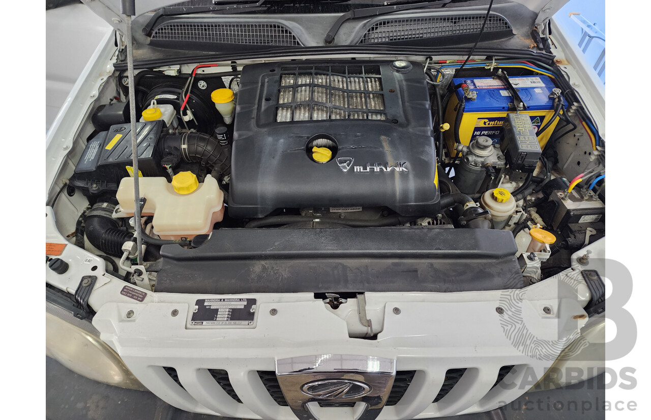 4/2015 Mahindra Pik-Up (4x4) S5 11 UPGRADE Double Cab Utility White 2.2L
