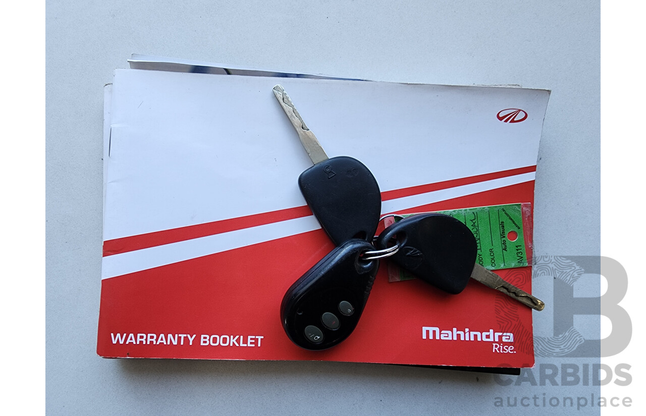 4/2015 Mahindra Pik-Up (4x4) S5 11 UPGRADE Double Cab Utility White 2.2L