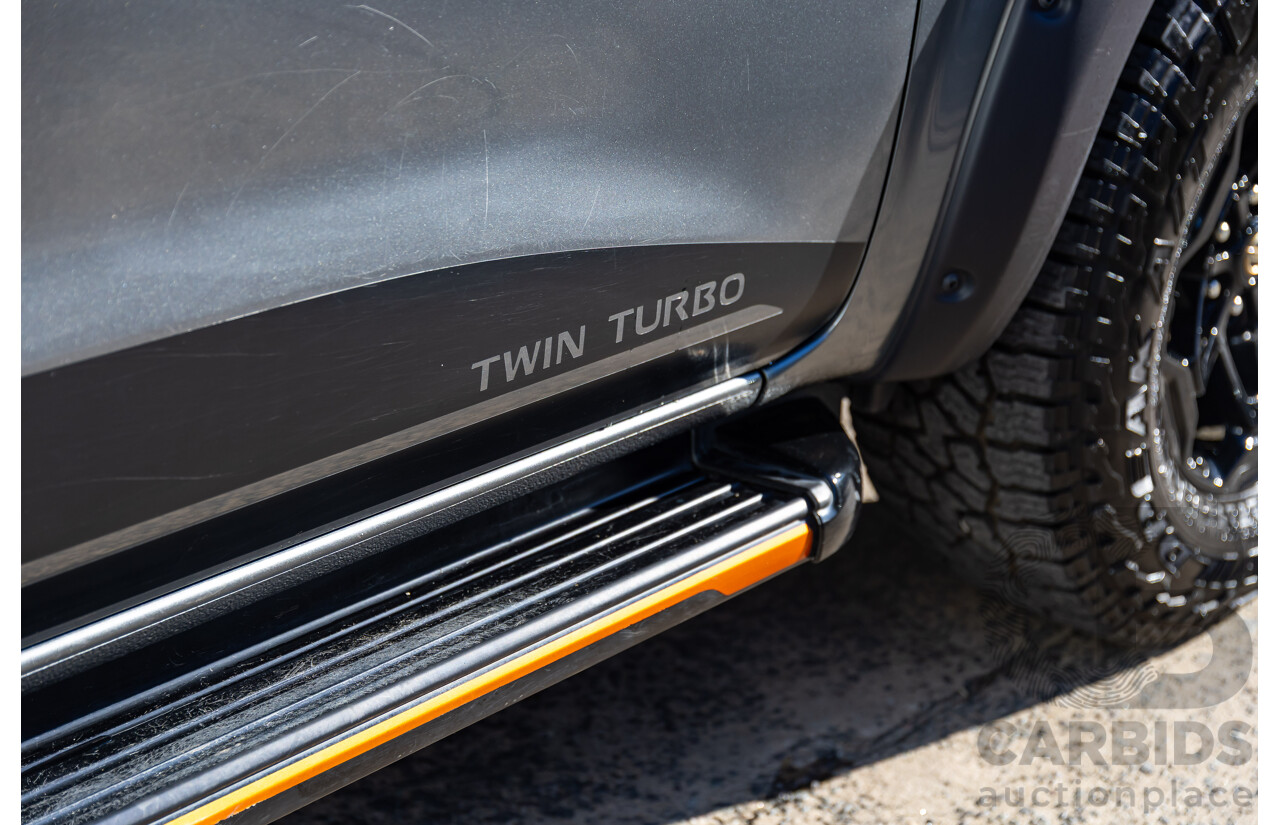 11/2020 Nissan Navara N-Trek Warrior (4x4) D23 Series 4 MY20 Dual Cab P/Up Slate Grey Metallic Twin Turbo Diesel 2.3L