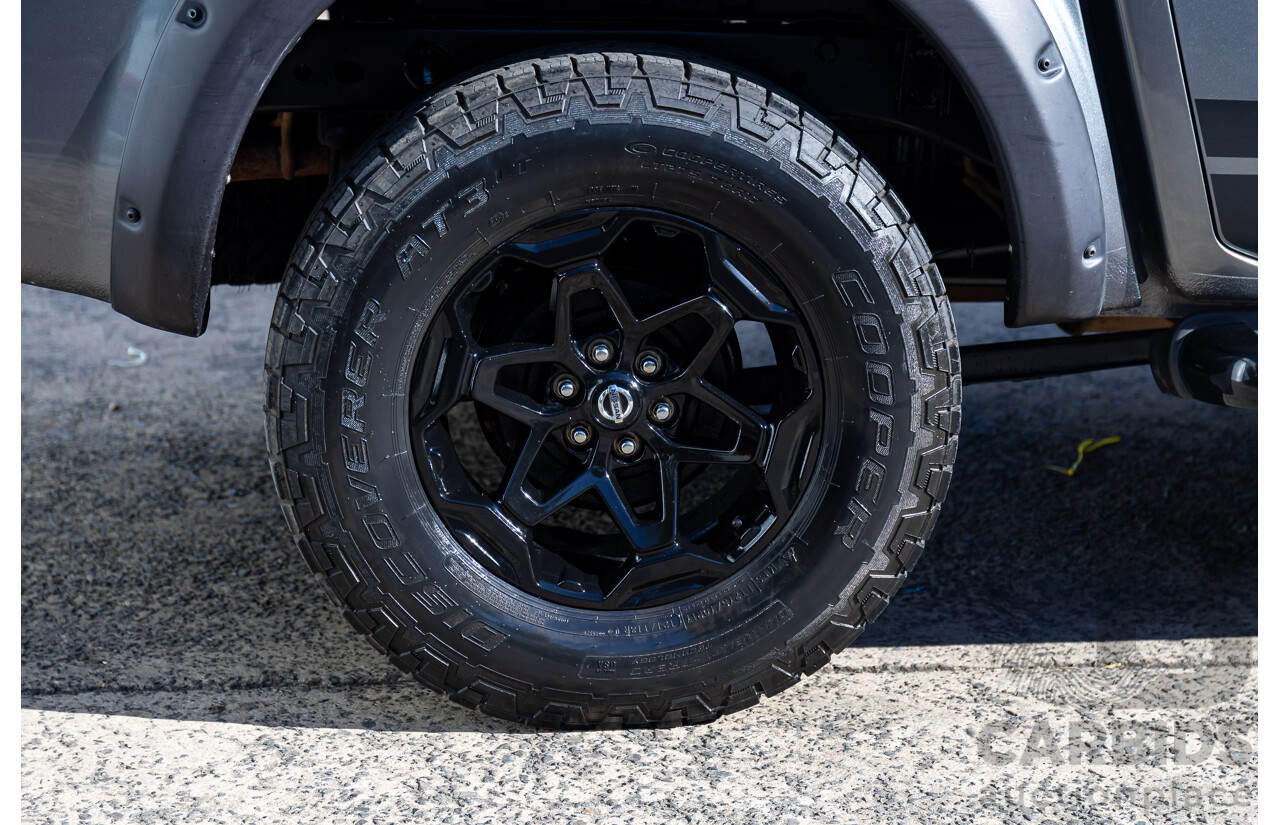 11/2020 Nissan Navara N-Trek Warrior (4x4) D23 Series 4 MY20 Dual Cab P/Up Slate Grey Metallic Twin Turbo Diesel 2.3L