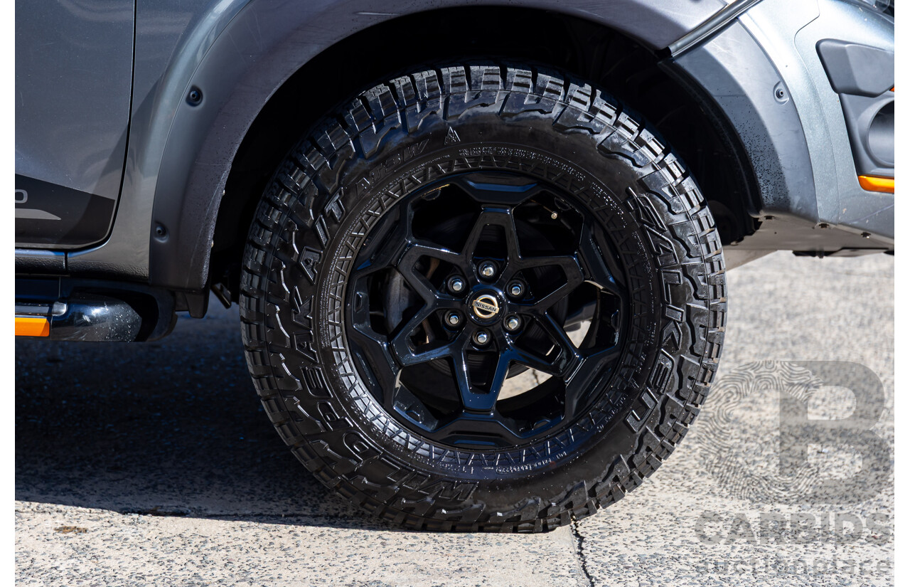 11/2020 Nissan Navara N-Trek Warrior (4x4) D23 Series 4 MY20 Dual Cab P/Up Slate Grey Metallic Twin Turbo Diesel 2.3L