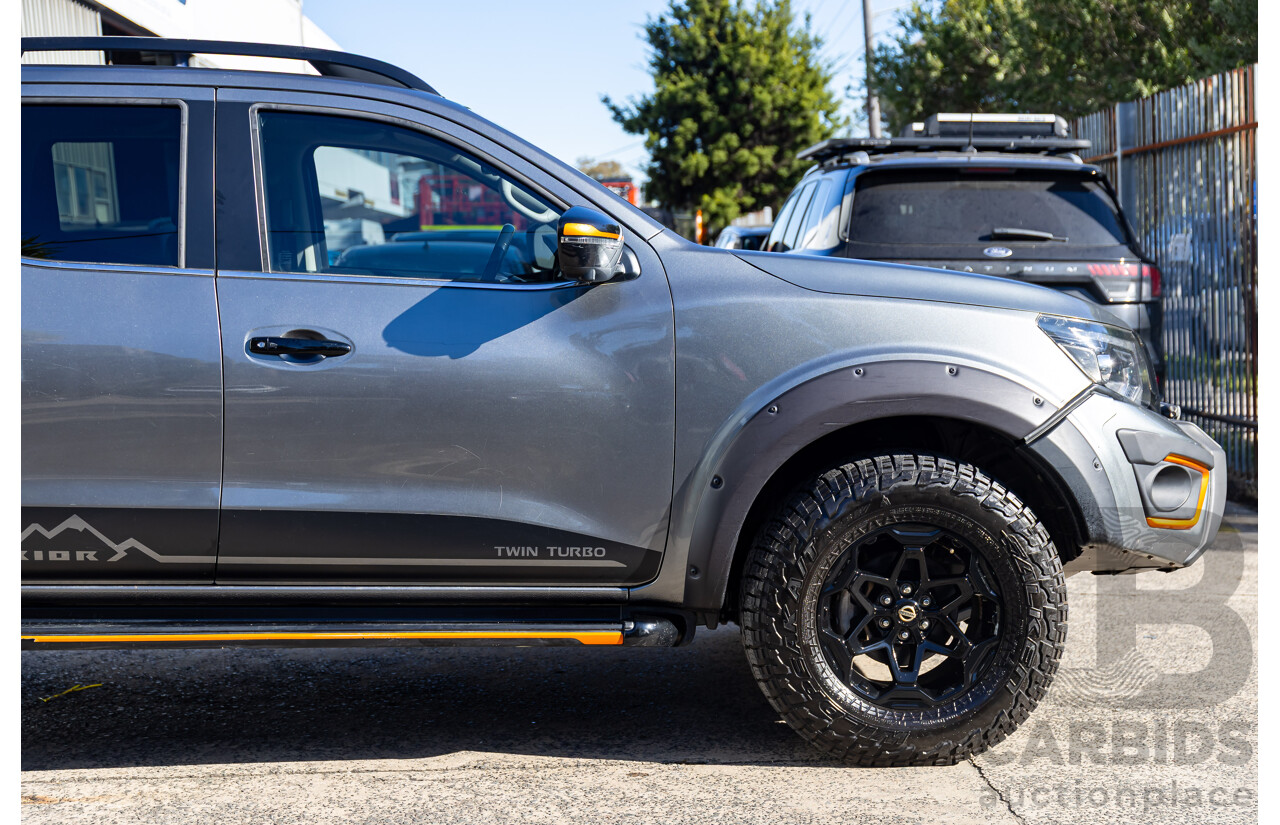 11/2020 Nissan Navara N-Trek Warrior (4x4) D23 Series 4 MY20 Dual Cab P/Up Slate Grey Metallic Twin Turbo Diesel 2.3L