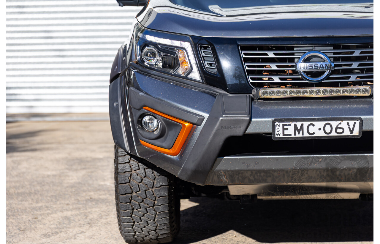 11/2020 Nissan Navara N-Trek Warrior (4x4) D23 Series 4 MY20 Dual Cab P/Up Slate Grey Metallic Twin Turbo Diesel 2.3L