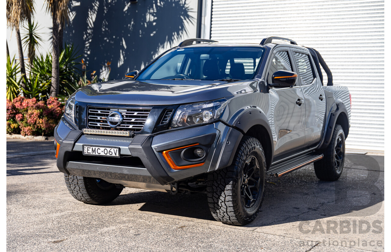 11/2020 Nissan Navara N-Trek Warrior (4x4) D23 Series 4 MY20 Dual Cab P/Up Slate Grey Metallic Twin Turbo Diesel 2.3L