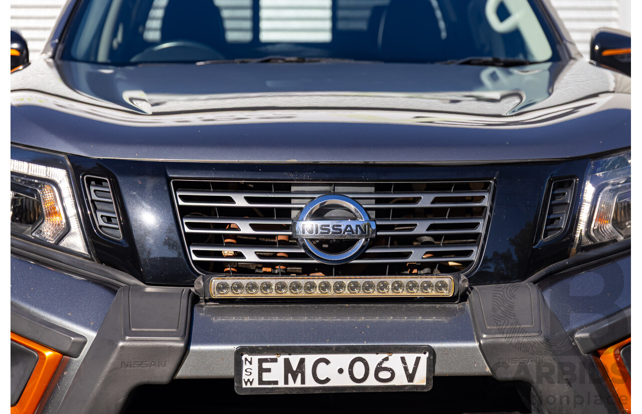 11/2020 Nissan Navara N-Trek Warrior (4x4) D23 Series 4 MY20 Dual Cab P/Up Slate Grey Metallic Twin Turbo Diesel 2.3L