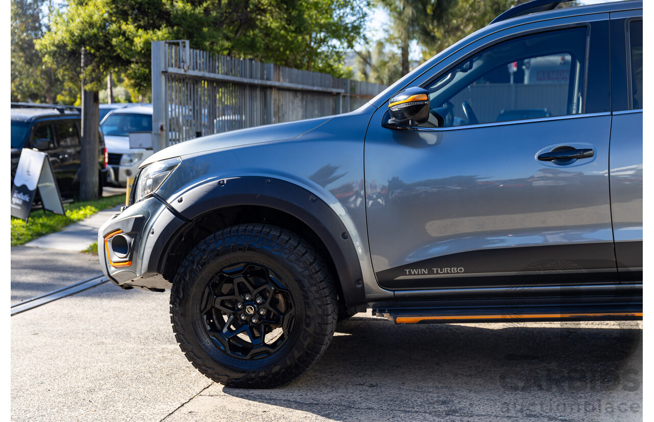 11/2020 Nissan Navara N-Trek Warrior (4x4) D23 Series 4 MY20 Dual Cab P/Up Slate Grey Metallic Twin Turbo Diesel 2.3L