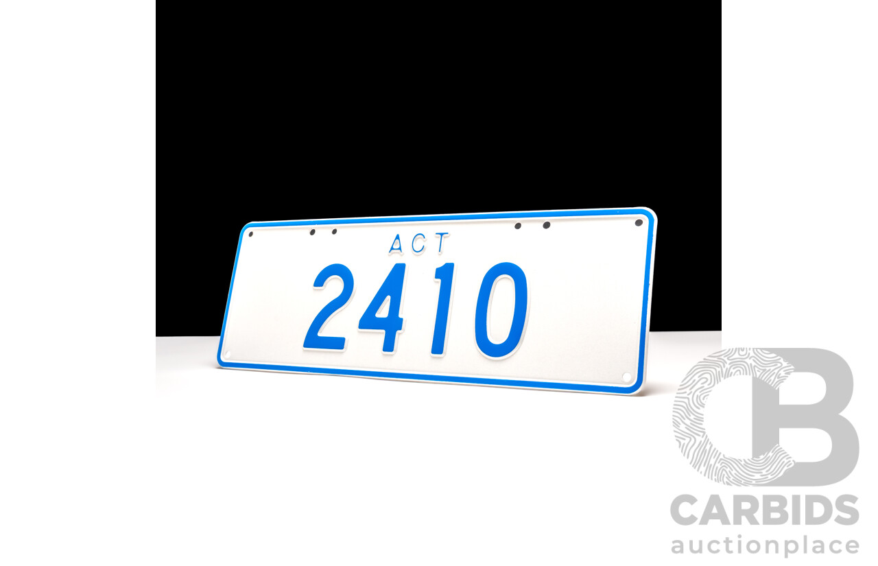 ACT 4-Digit Number Plate - 2410
