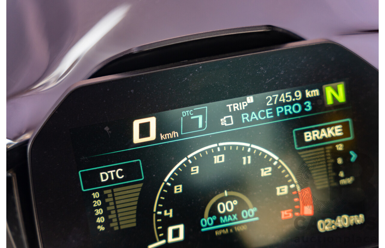 07/2022 BMW S 1000 RR Sport 999cc Super Sport Motorbike Mineral Grey Metallic