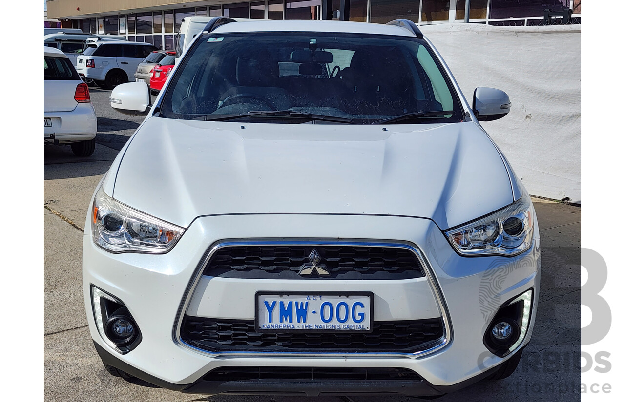 4/2015 Mitsubishi ASX LS (2wd) XB MY15 4d Wagon White 2.0L