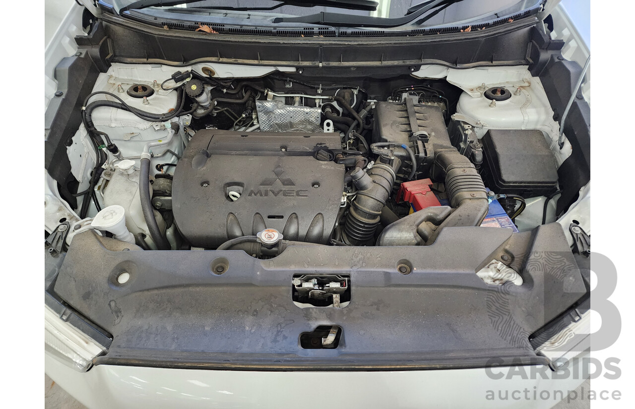 4/2015 Mitsubishi ASX LS (2wd) XB MY15 4d Wagon White 2.0L