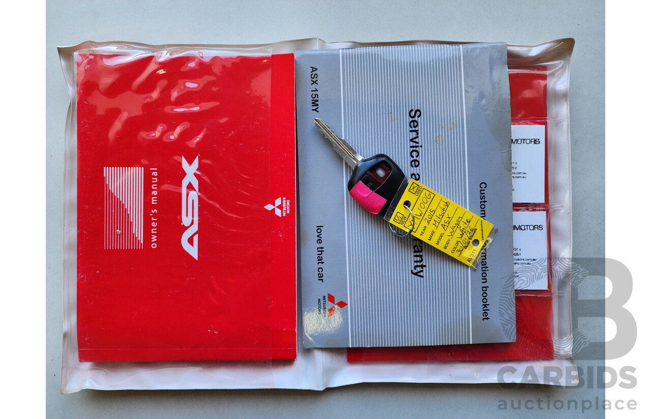 4/2015 Mitsubishi ASX LS (2wd) XB MY15 4d Wagon White 2.0L