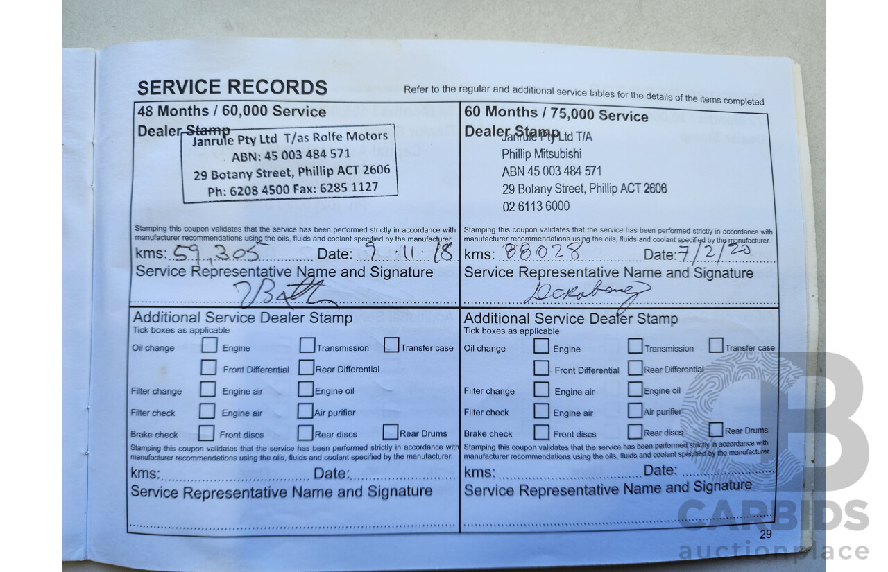 4/2015 Mitsubishi ASX LS (2wd) XB MY15 4d Wagon White 2.0L