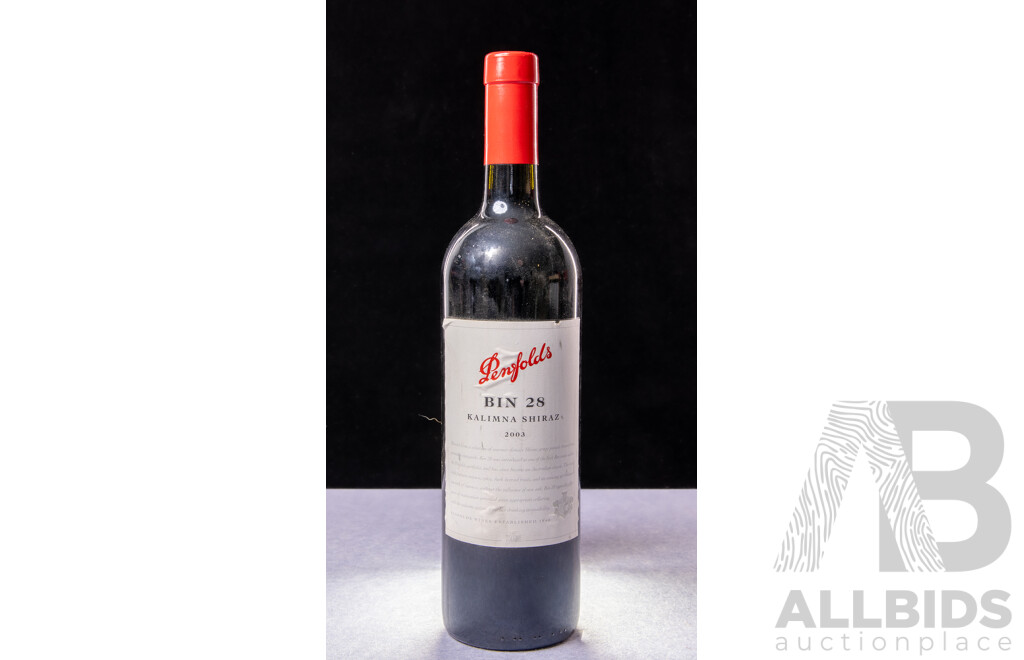 Penfolds Bin 28 Kalimna Shiraz Vintage 2003