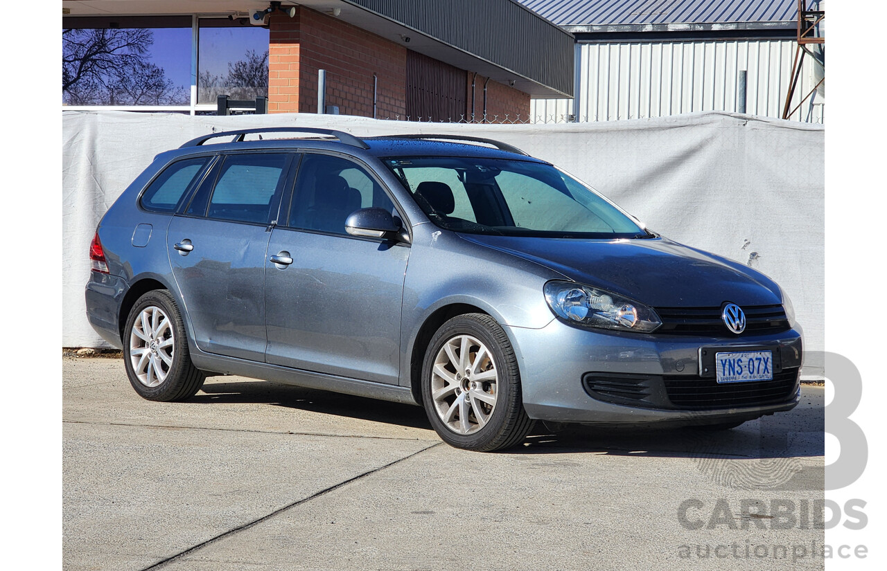 2/2010 Volkswagen Golf 90 TSI Trendline 1K MY10 4d Wagon Grey 1.4L