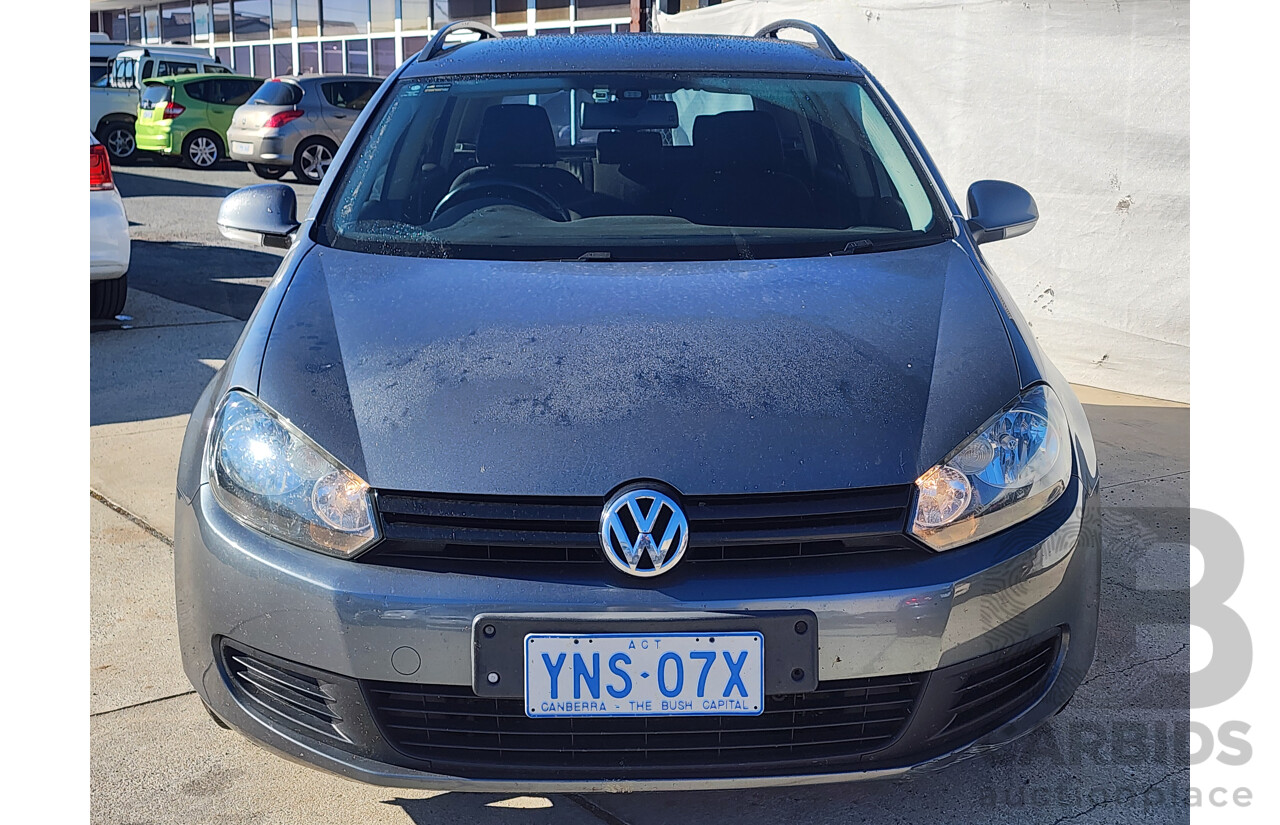 2/2010 Volkswagen Golf 90 TSI Trendline 1K MY10 4d Wagon Grey 1.4L