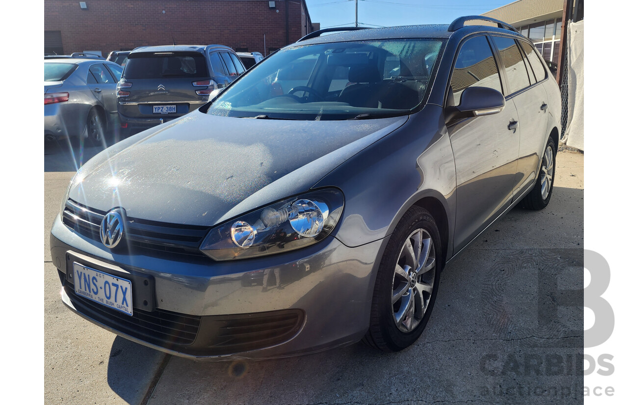 2/2010 Volkswagen Golf 90 TSI Trendline 1K MY10 4d Wagon Grey 1.4L