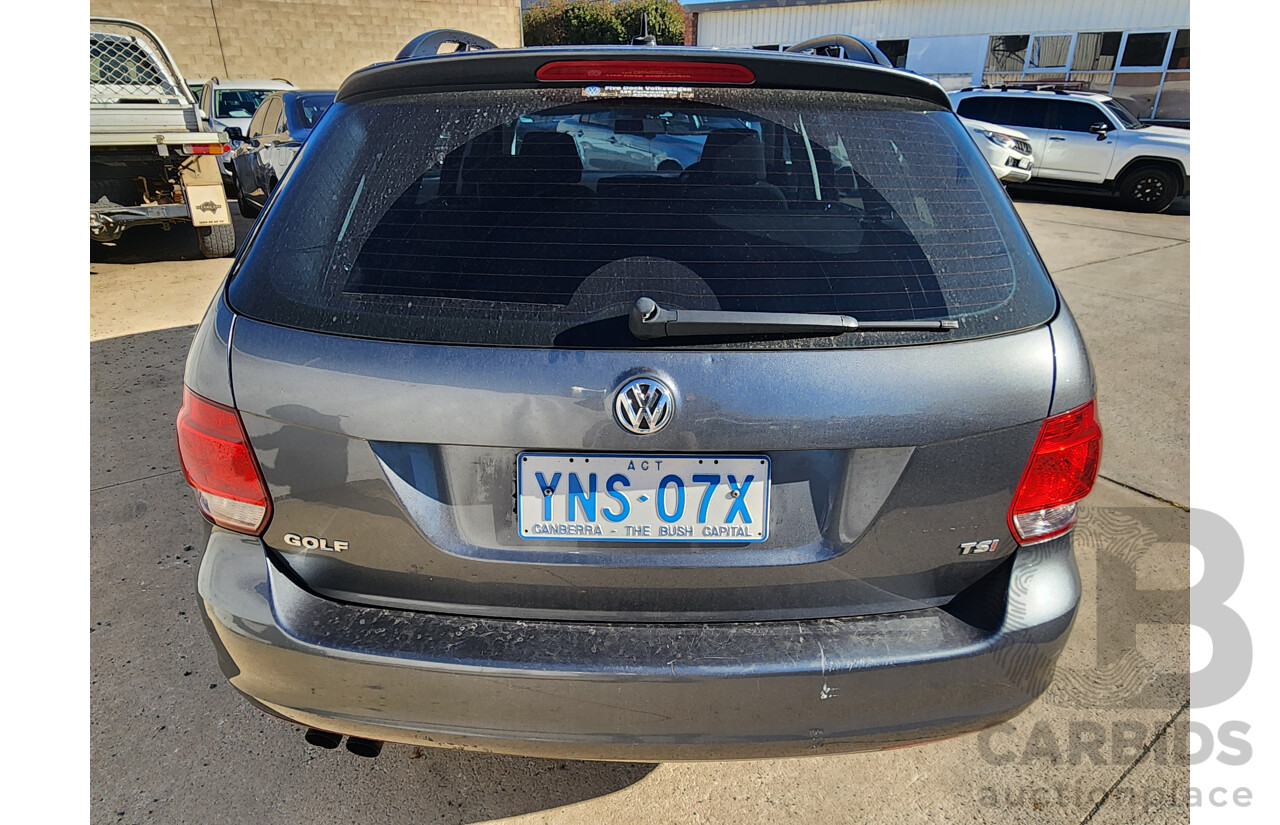 2/2010 Volkswagen Golf 90 TSI Trendline 1K MY10 4d Wagon Grey 1.4L