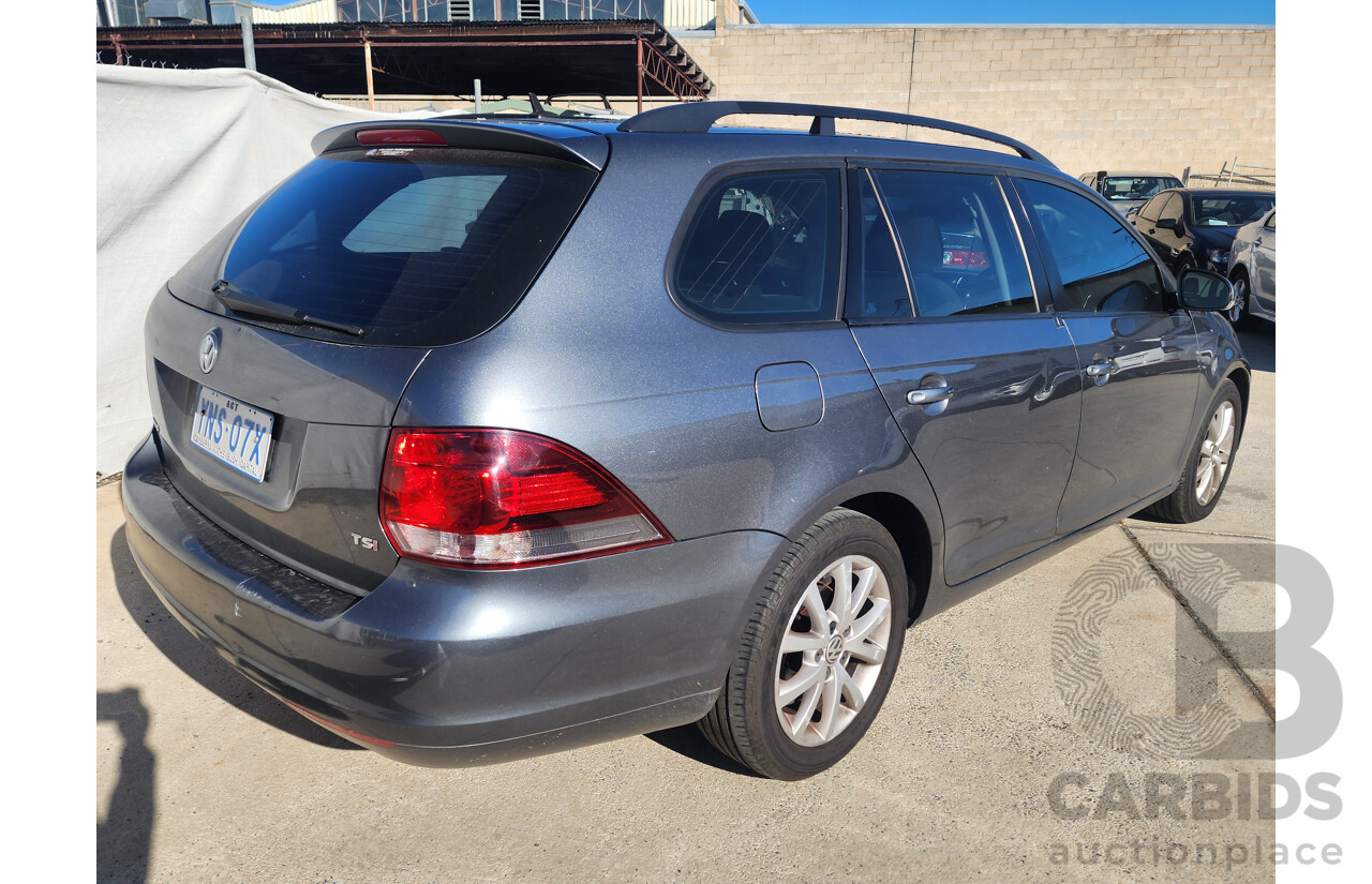 2/2010 Volkswagen Golf 90 TSI Trendline 1K MY10 4d Wagon Grey 1.4L