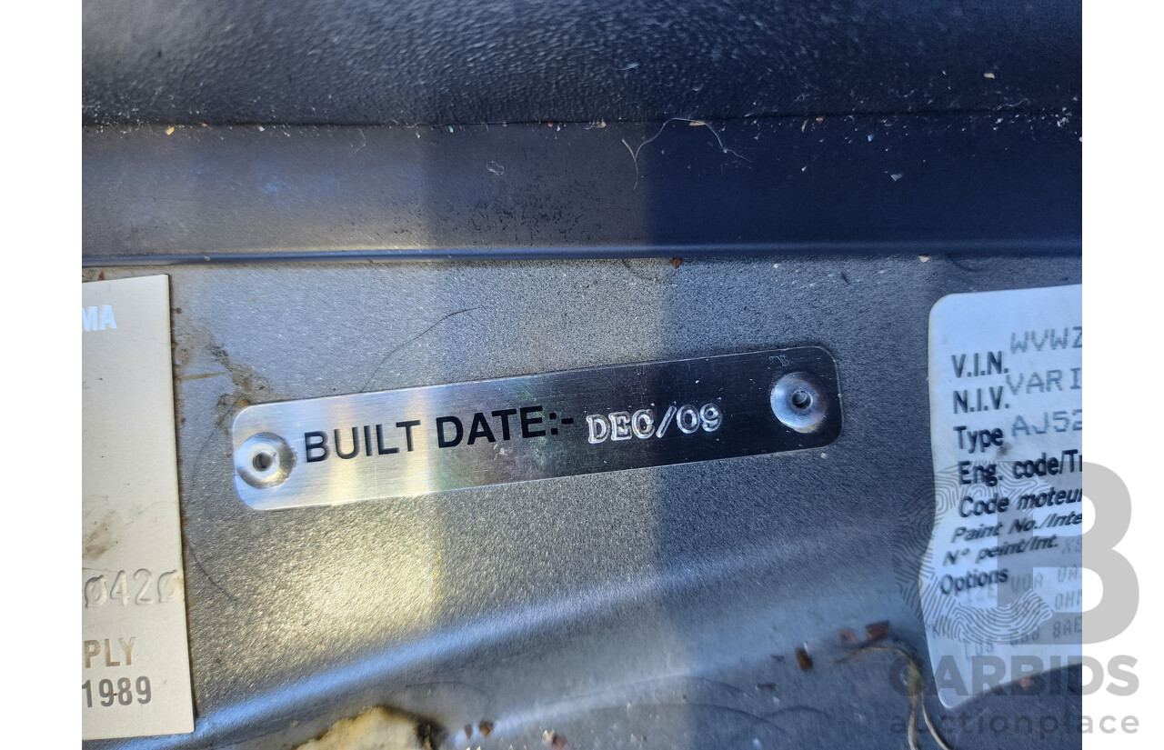 2/2010 Volkswagen Golf 90 TSI Trendline 1K MY10 4d Wagon Grey 1.4L