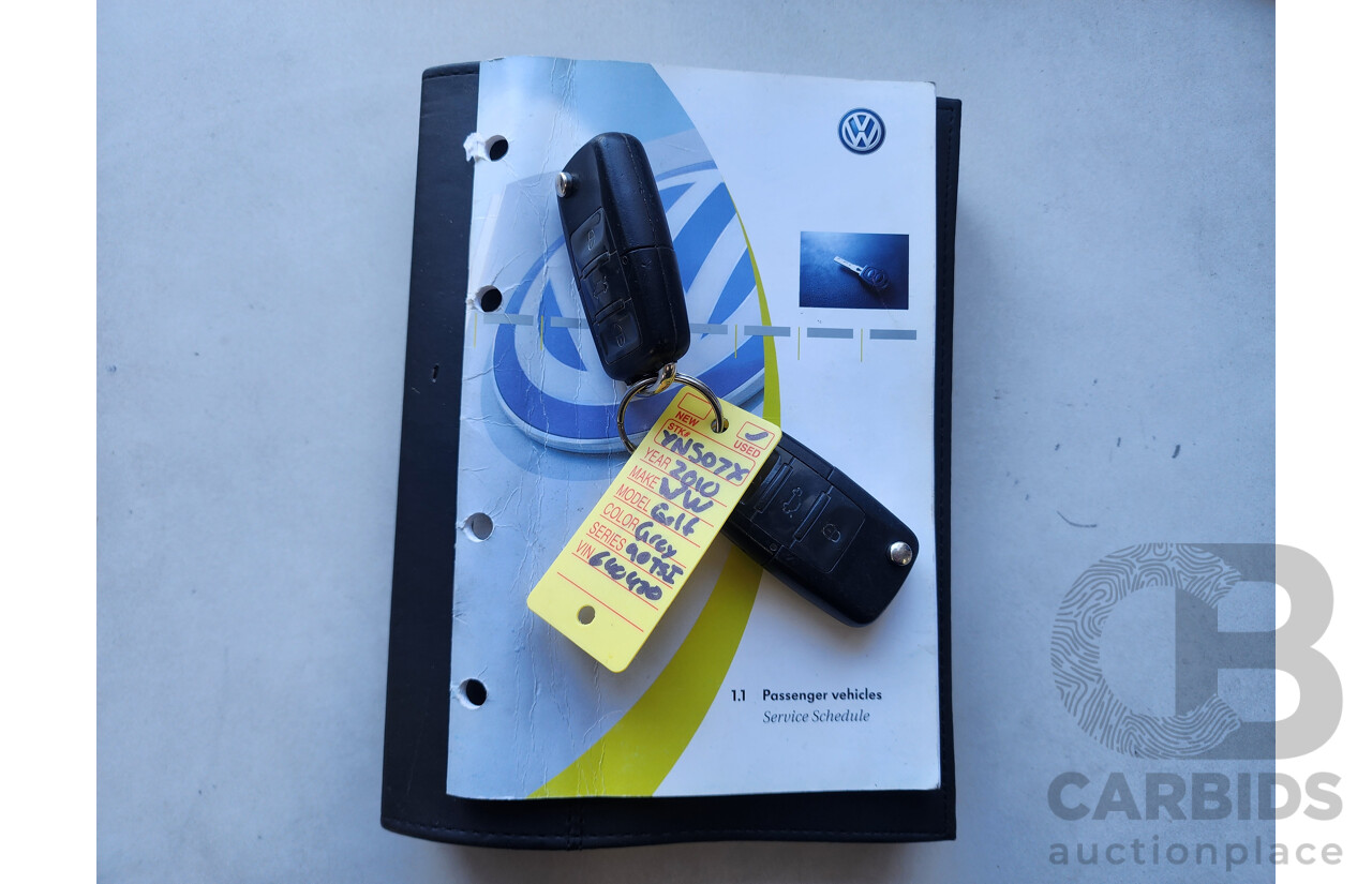 2/2010 Volkswagen Golf 90 TSI Trendline 1K MY10 4d Wagon Grey 1.4L