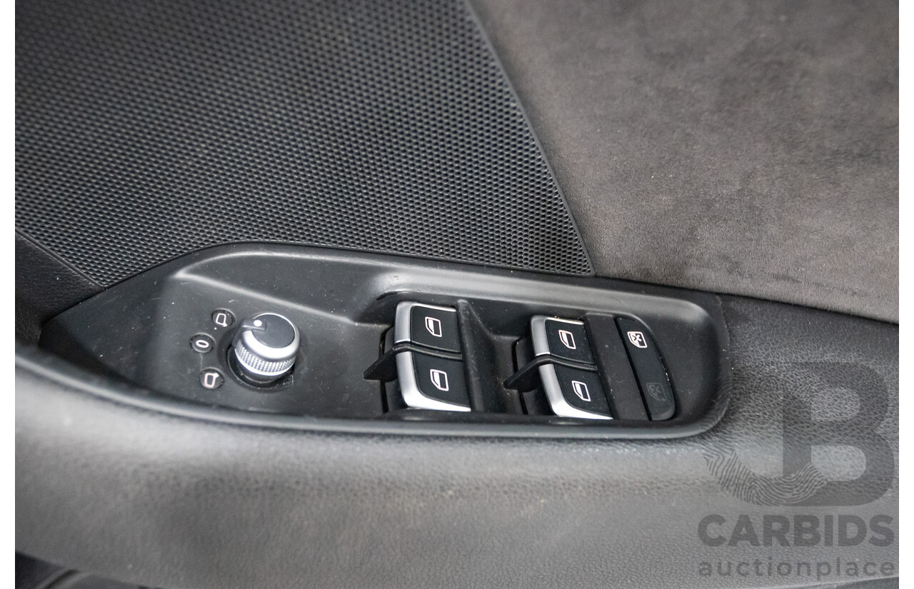 09/2015 Audi A3 1.8 TFSI Ambition Quattro S-Line Pack (AWD) 8V MY16 4D Sedan Scuba Blue Metallic Turbo 1.8L