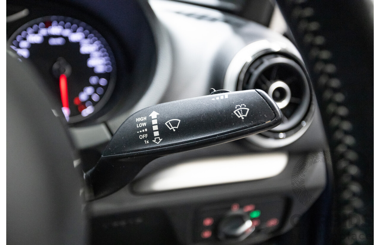 09/2015 Audi A3 1.8 TFSI Ambition Quattro S-Line Pack (AWD) 8V MY16 4D Sedan Scuba Blue Metallic Turbo 1.8L