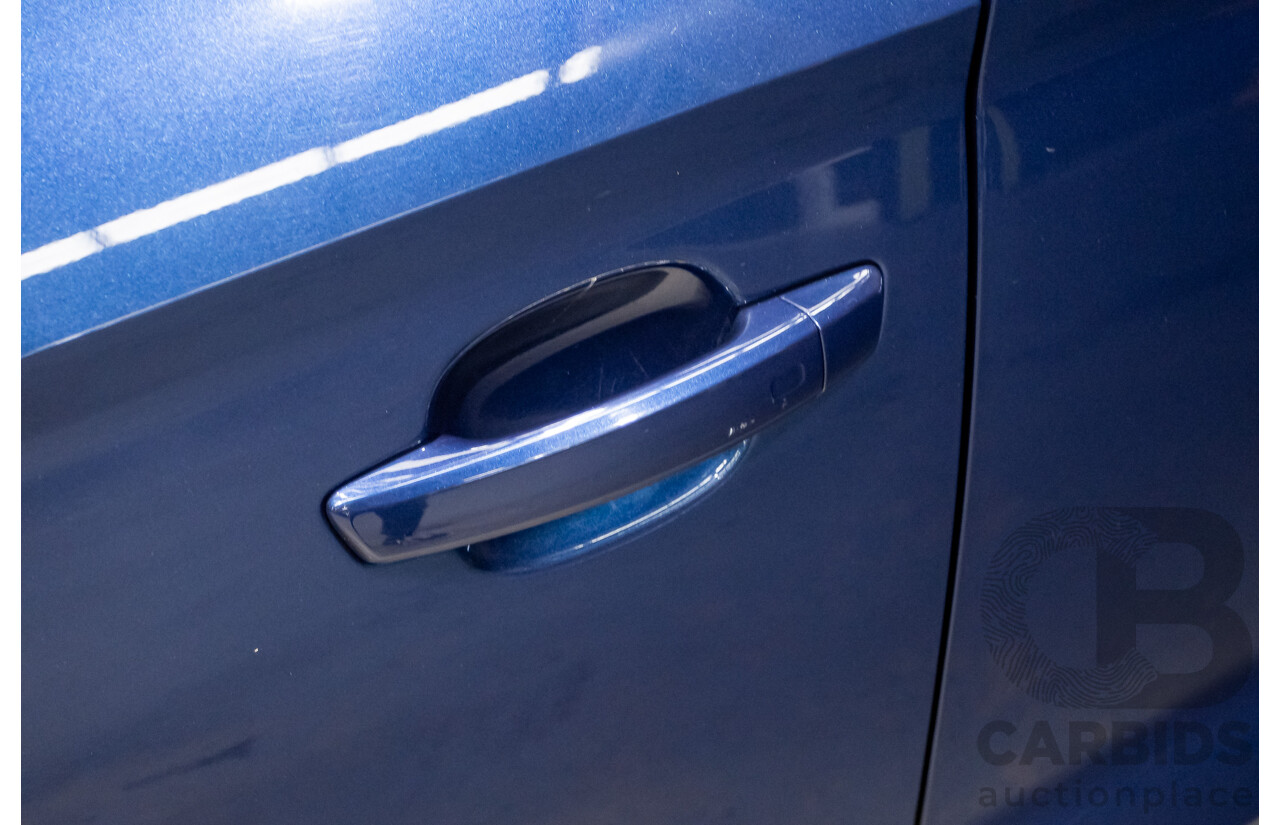 09/2015 Audi A3 1.8 TFSI Ambition Quattro S-Line Pack (AWD) 8V MY16 4D Sedan Scuba Blue Metallic Turbo 1.8L