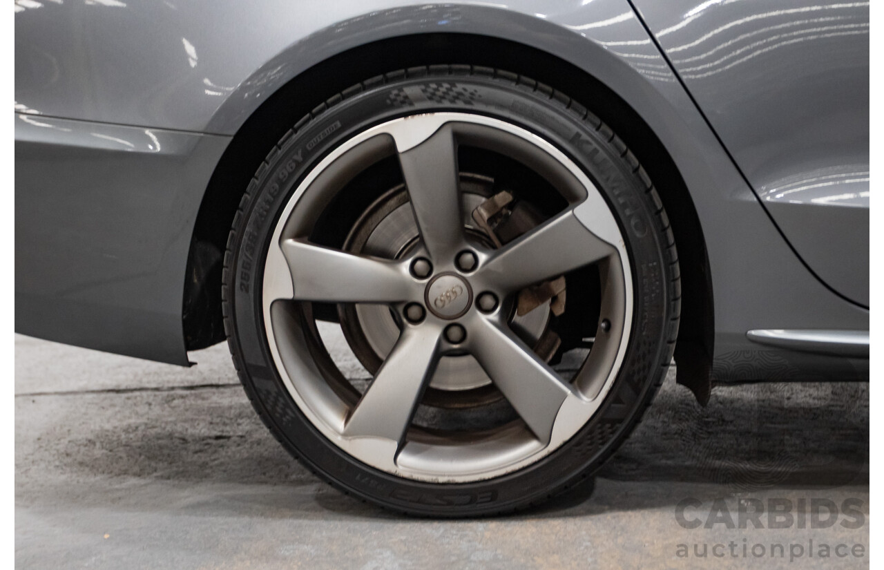 12/2013 Audi A5 Sportback 2.0 TFSI Quattro 8T S-Line Pack (AWD) MY14 5d Hatchback Grey Turbo 2.0L