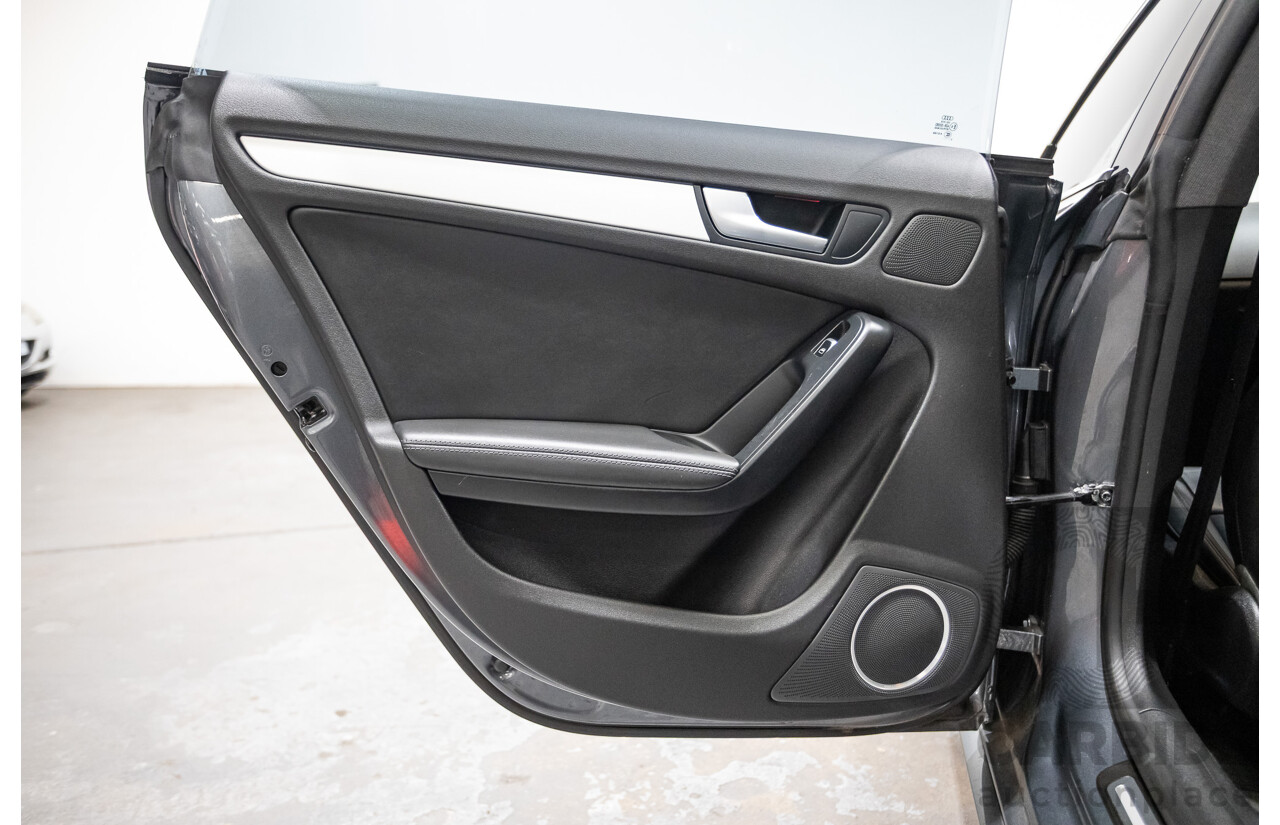 12/2013 Audi A5 Sportback 2.0 TFSI Quattro 8T S-Line Pack (AWD) MY14 5d Hatchback Grey Turbo 2.0L