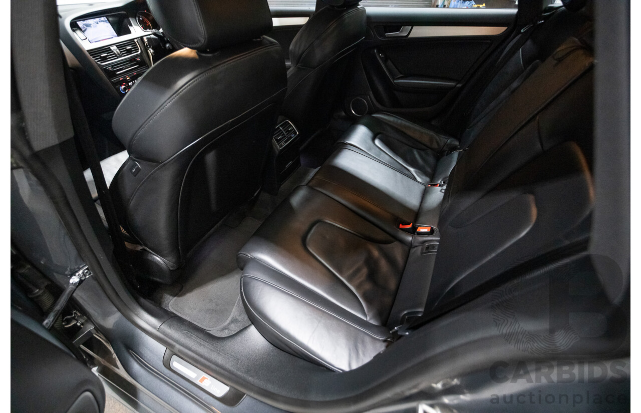 12/2013 Audi A5 Sportback 2.0 TFSI Quattro 8T S-Line Pack (AWD) MY14 5d Hatchback Grey Turbo 2.0L
