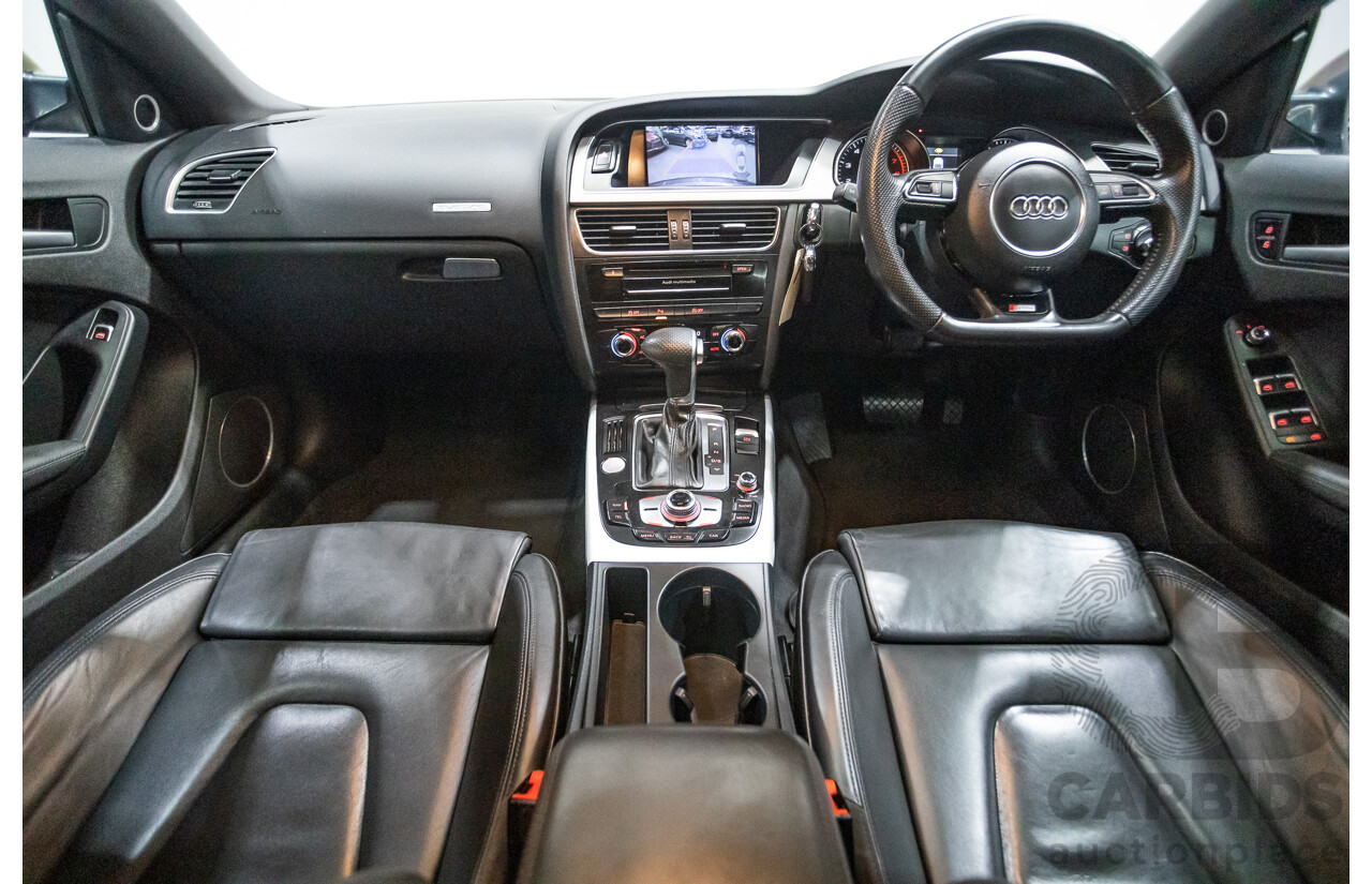 12/2013 Audi A5 Sportback 2.0 TFSI Quattro 8T S-Line Pack (AWD) MY14 5d Hatchback Grey Turbo 2.0L