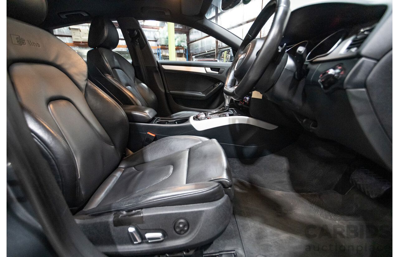 12/2013 Audi A5 Sportback 2.0 TFSI Quattro 8T S-Line Pack (AWD) MY14 5d Hatchback Grey Turbo 2.0L