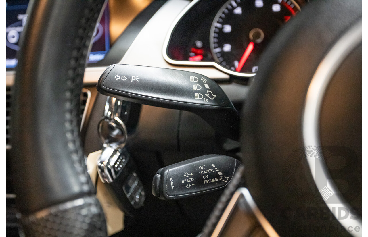 12/2013 Audi A5 Sportback 2.0 TFSI Quattro 8T S-Line Pack (AWD) MY14 5d Hatchback Grey Turbo 2.0L