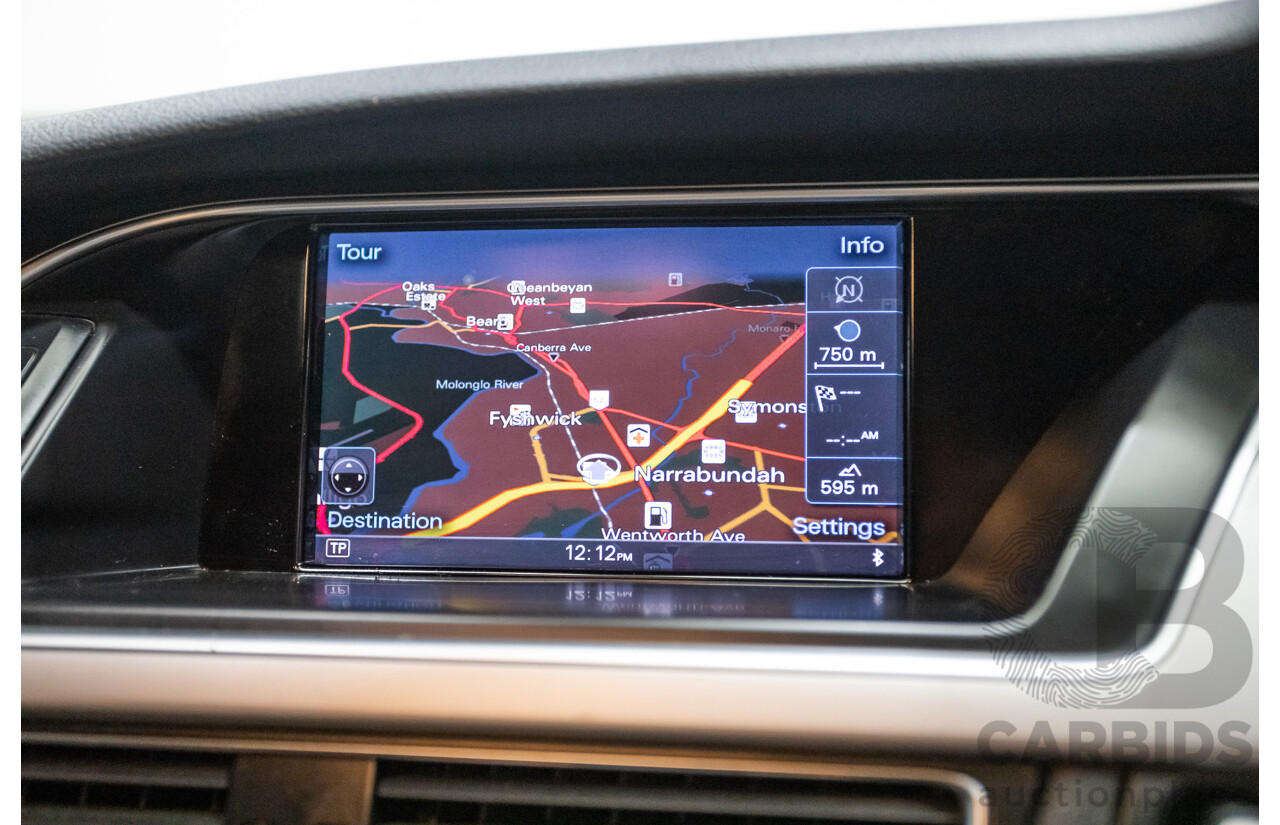 12/2013 Audi A5 Sportback 2.0 TFSI Quattro 8T S-Line Pack (AWD) MY14 5d Hatchback Grey Turbo 2.0L