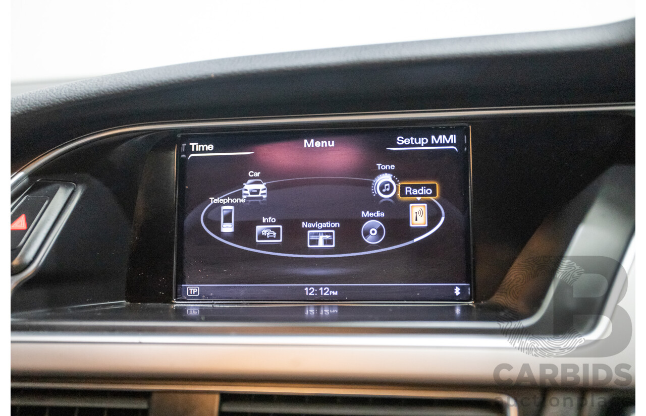 12/2013 Audi A5 Sportback 2.0 TFSI Quattro 8T S-Line Pack (AWD) MY14 5d Hatchback Grey Turbo 2.0L