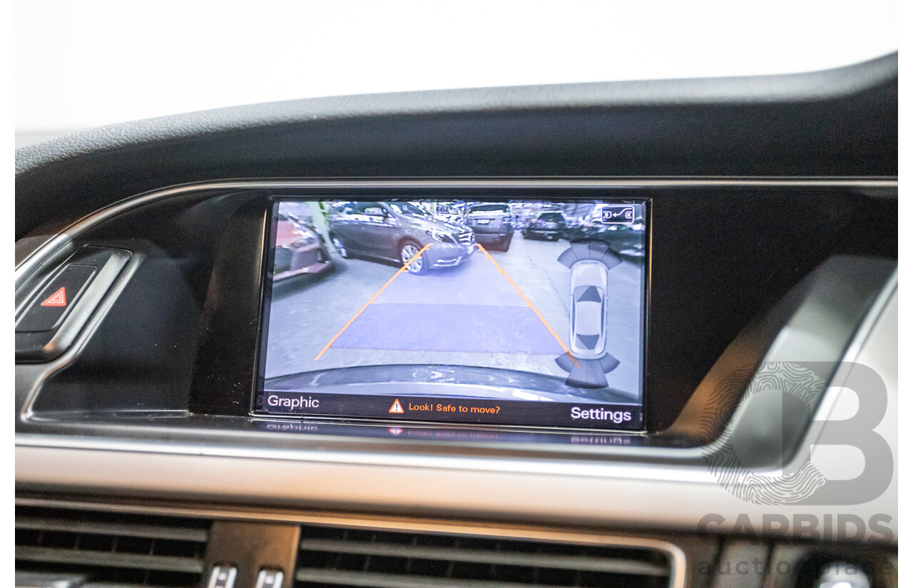 12/2013 Audi A5 Sportback 2.0 TFSI Quattro 8T S-Line Pack (AWD) MY14 5d Hatchback Grey Turbo 2.0L