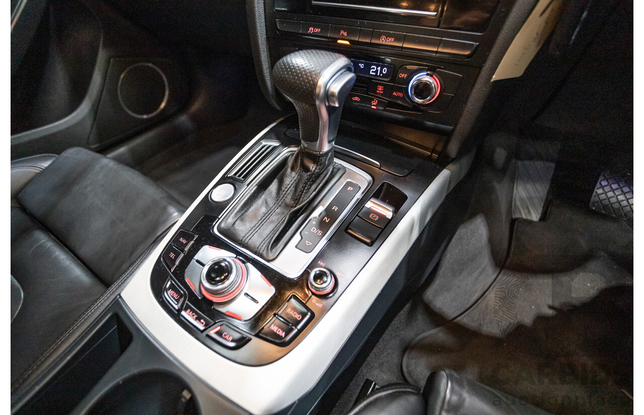 12/2013 Audi A5 Sportback 2.0 TFSI Quattro 8T S-Line Pack (AWD) MY14 5d Hatchback Grey Turbo 2.0L